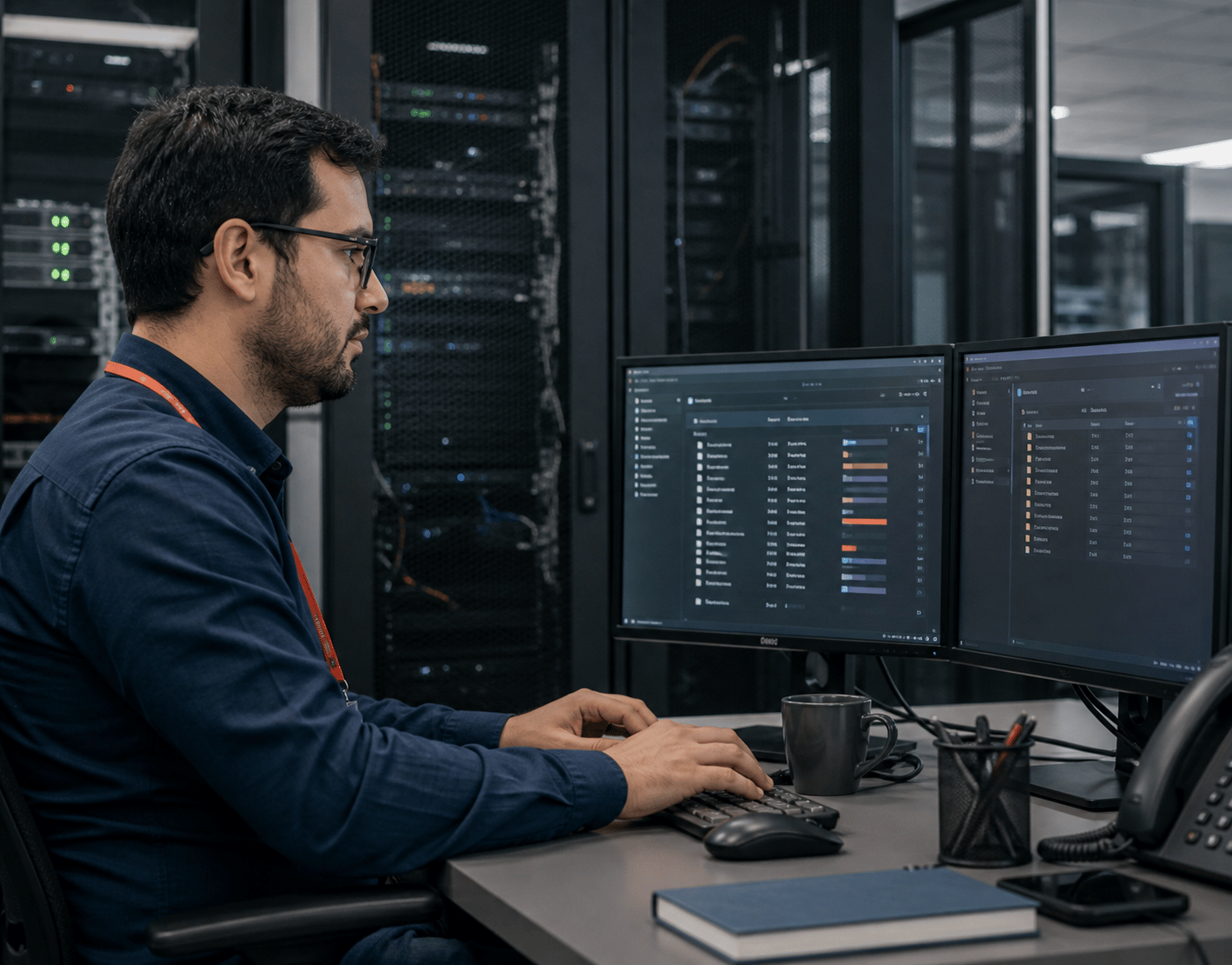 Especialista validando a integração de uma aplicação com Storage S3
